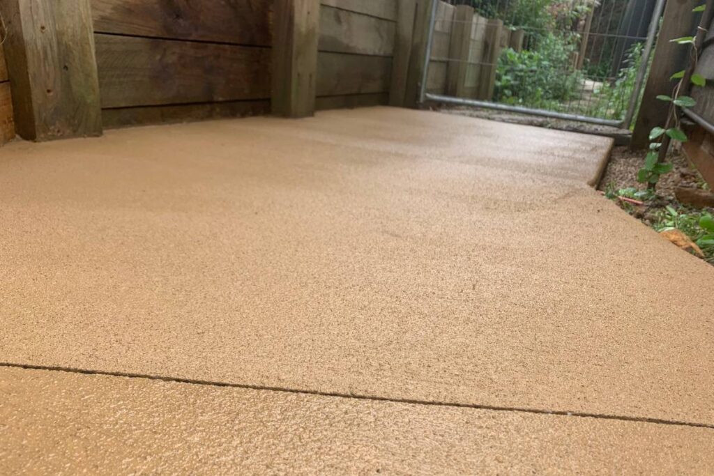 concrete pathway blue mountains
